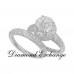 2.90 Ct Women's Round Cut Diamond Engagement Ring 14 Kt